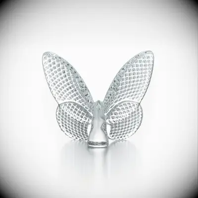 Crystal butterfly ornament