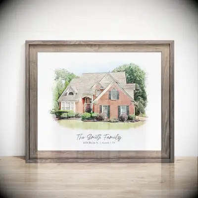 Custom house portrait