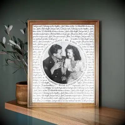 Nostalgic custom photo gift