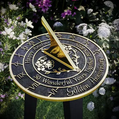 Anniversary gift sundial