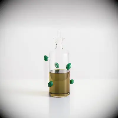 Funky olive oil dispenser