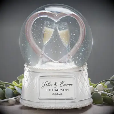 Crystal custom snow globe 
