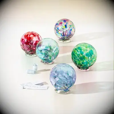 Colorful crystal wishing balls