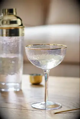 Crystal cocktail glass