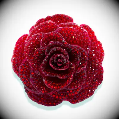 Red crystal forever rose