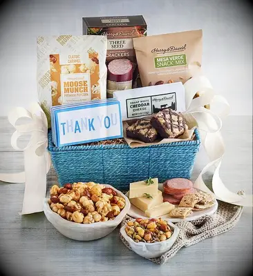 Snack gift basket thank you gift for parent