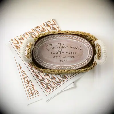 Bread warming set thank you gift for parents