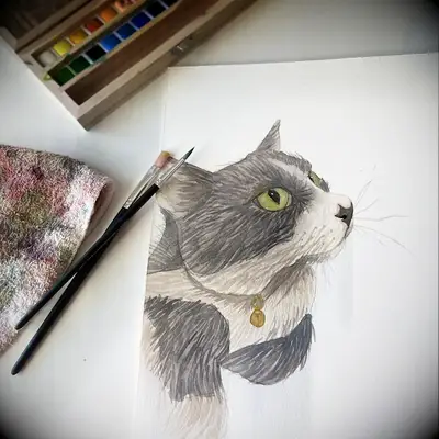 Pet portrait painting class thank you gift for parents