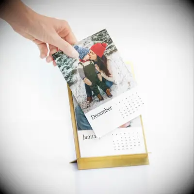 Family photo calendar thank you gift for parents