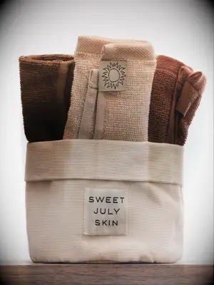 Cotton face towels anniversary gift