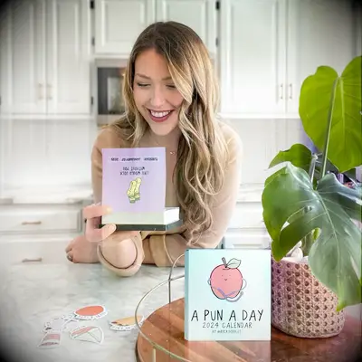 Pun a Day calendar gift for wife