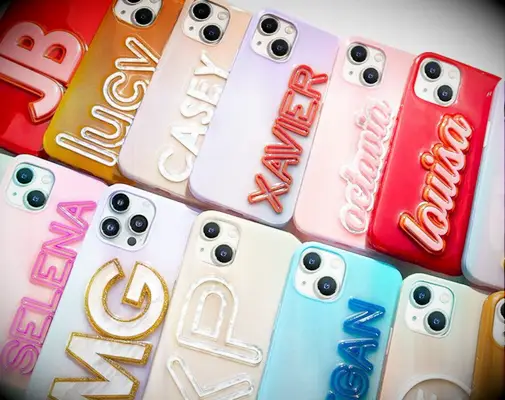 Custom name phone case romantic gift for wife from BaubleBar