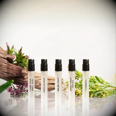 Vegan perfume samples gift for wife