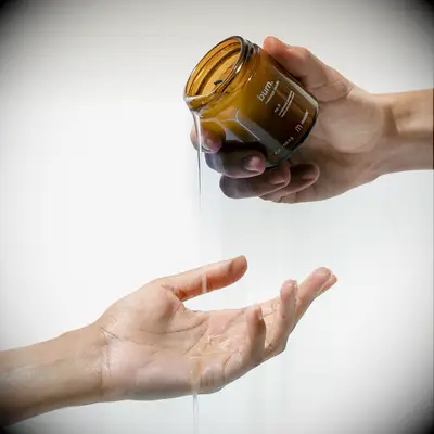 Massage candle for couples