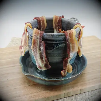 Ceramic bacon cooker brother-in-law gift