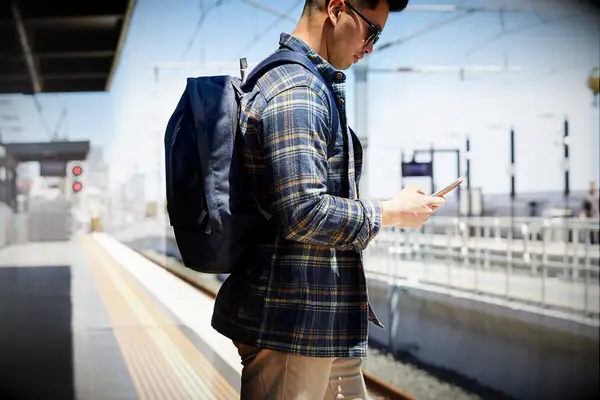 Navy Classic Backpack from Bellroy gift idea for husband