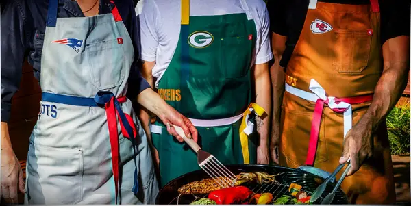 NFL themed aprons