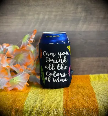 Disney-themed beer koozie