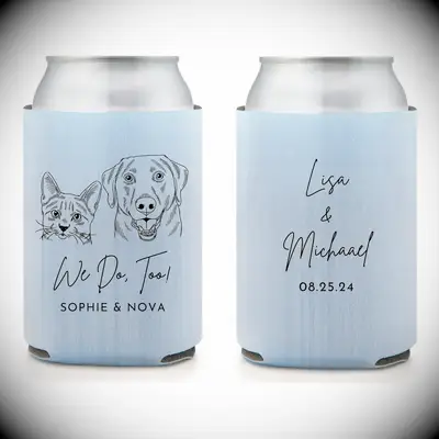 Custom animal beer koozie