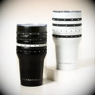 Camera lens inspired tumblers