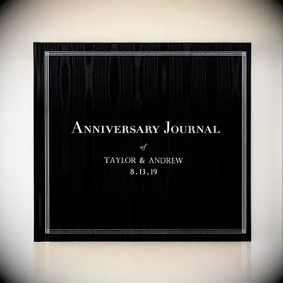 Personalized anniversary journal
