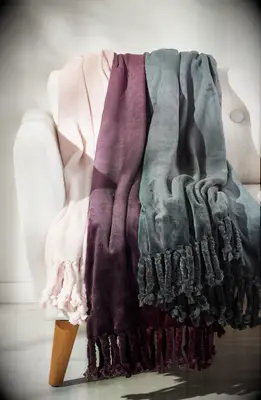 Soft large throw blankets