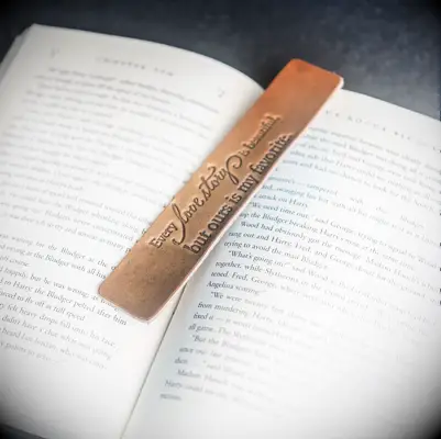 Romantic Quote Bookmark valentines day gift for wife