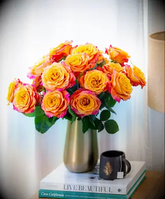 Bouquet of roses Valentine