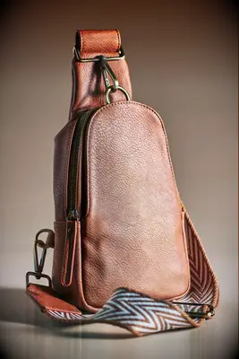 Anthropologie vegan leather sling bag sister-in-law gift