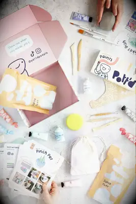 Air dry clay kit sister-in-law gift