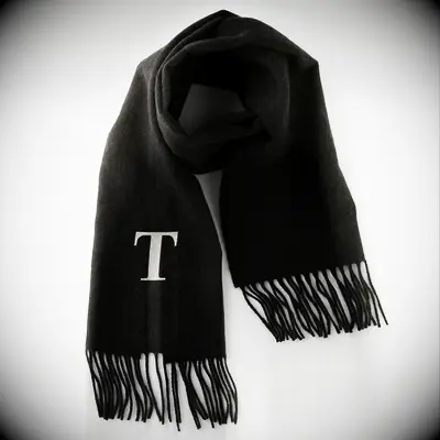 Monogrammed scarf gift