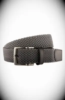 Black woven belt gift