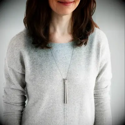 Stainless steel vibrator necklace sexy gift idea for her