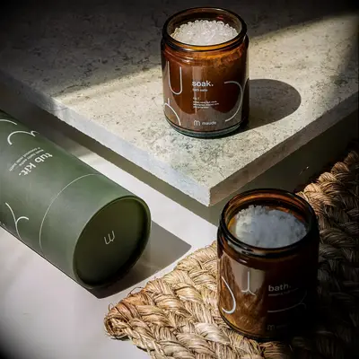 Bath soak sexy gift for partner from Maude