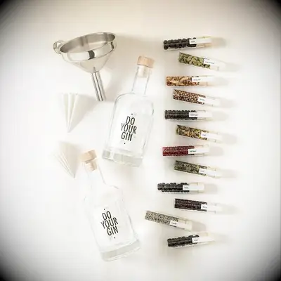 DIY infused gin set gift