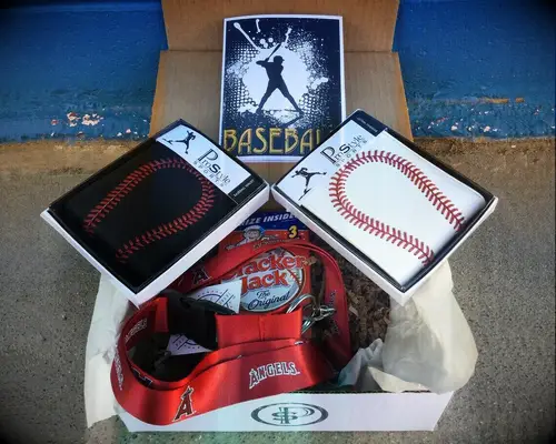 Baseball themed groomsmen gift