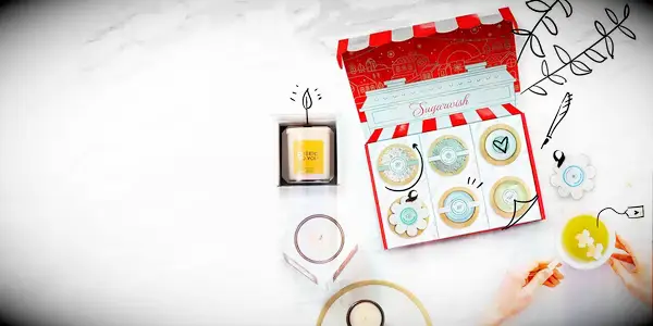 Candy themed gift box