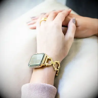 Gold smart watch 14th anniversary gift