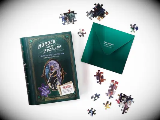 Murder mystery jigsaw puzzle creative 14-year wedding anniversary gift