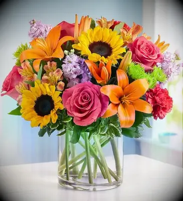 sunflower anniversary bouquet