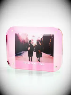 Acrylic photo frame