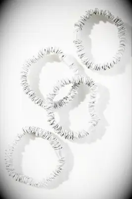 Silk scrunchies