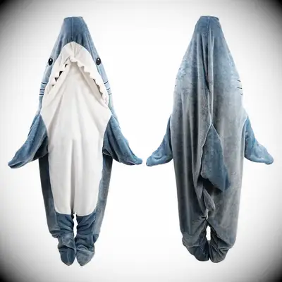 Shark wearable blanket