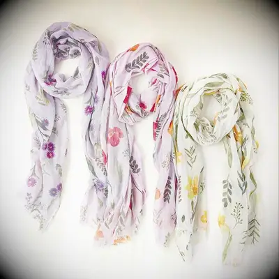 Floral scarfs