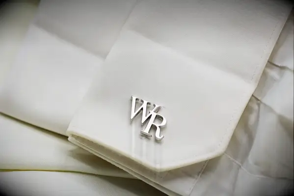 Custom initial cuff links bridesman gift
