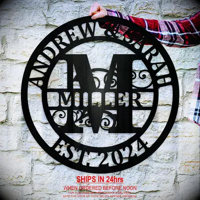 Custom metal sign gift