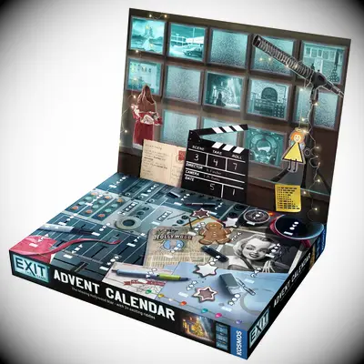 Puzzle solving advent calendar gift