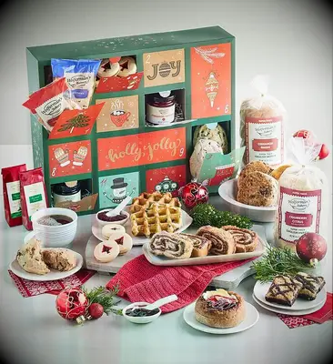 Baked treats advent calendar gift
