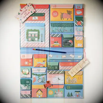 Bookmark advent calendar