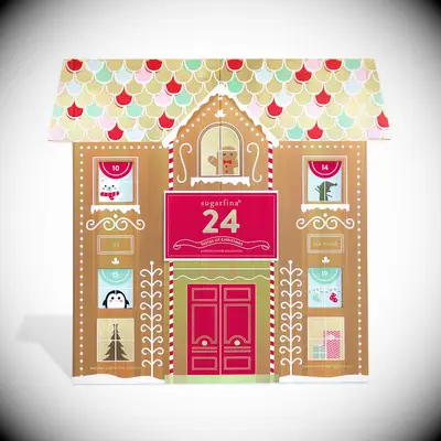 Candy advent calendar gift